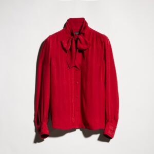 G chain silk jacquard shirt